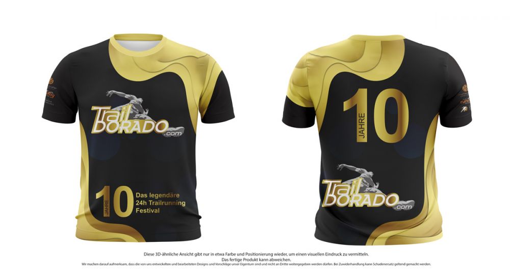 Das TRAILDORADO GOLD EDITION Shirt